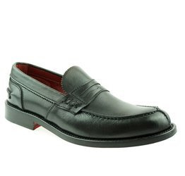 ALEXANDER 1910 Moccasin Herren Men Mokassins Halbschuhe Schwarz Handgemacht