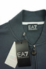 EMPORIO ARMANI EA7 3YPM81 Herren Men Sweatshirt Sweatjacke Anthracite Grau/Blau