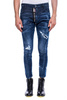 DSQUARED²  Tidy Biker Jean Herren Men Jeans Hose Made in Italy Blau Blue