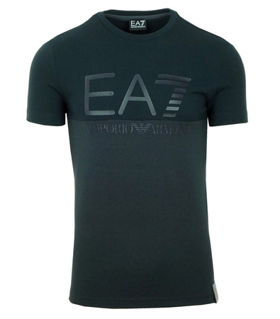 EMPORIO ARMANI EA7 6XPTC7 Herren Men T-Shirt Kurzarm Logo Dunkelblau Navy