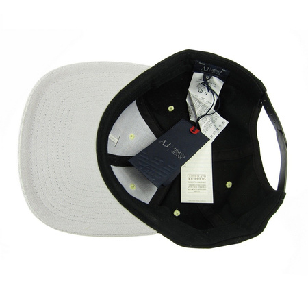 ARMANI JEANS 76452 T5 12 Herren Men Mütze Kappe Cap Baseball Hat Schwarz Grau