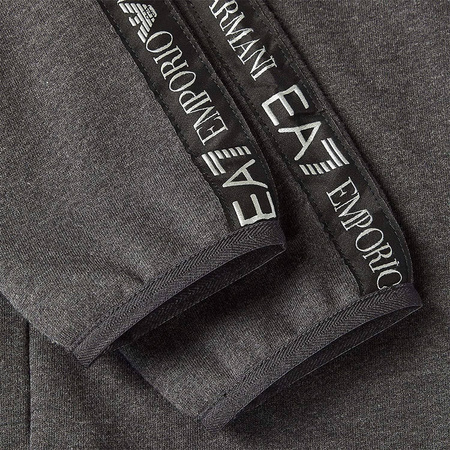 EMPORIO ARMANI EA7 Herren Men Kapuzenpullover Hoodie Sweatjacke Sweatshirt Grau