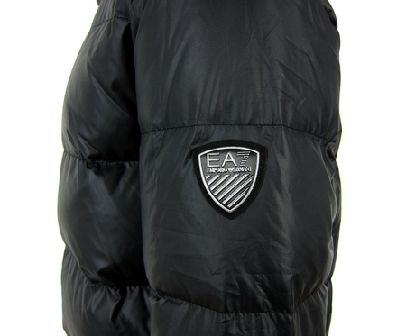 EMPORIO ARMANI EA7 Mount Puffy Herren Men Daunen Stepp Jacke Down Jacket Schwarz