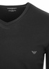 EMPORIO ARMANI Herren Men Langarmshirt Longsleeve Schwarz