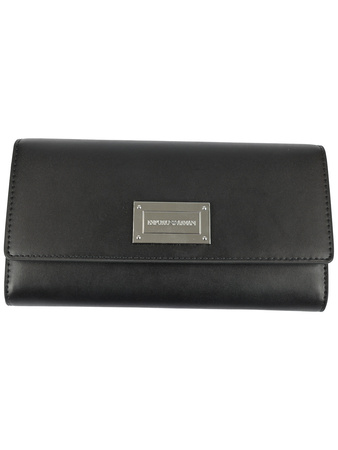 EMPORIO ARMANI Damen Women Portemonnaie Geldbörse Wallet Schwarz Black