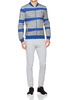 BIKKEMBERGS Herren Men Sweatshirt Pullover Sweatjacke Grau/Blau