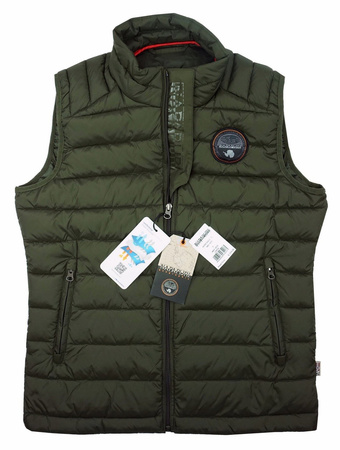 NAPAPIJRI Abee Vest Herren Men Weste Gilet Dunkelgrün Dark Green 