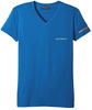 EMPORIO ARMANI Herren Men T-Shirt Kurzarm V-Neck Extra Slim FIGURBETONT Blau