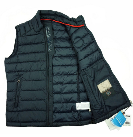 NAPAPIJRI Abee Vest Herren Men Weste Gilet Dunkelblau Navy Blu Marine