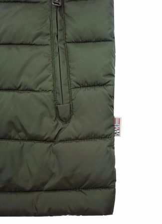 NAPAPIJRI Abee Vest Herren Men Weste Gilet Dunkelgrün Dark Green 