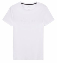 ARMANI EXCHANGE Herren Men Kurzarm T-Shirt Rundhals Slim Fit Weiß
