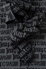 JUST CAVALLI  Herren Men Luxuriöse Schal Scarf Winter Schwarz Black Grau Grey