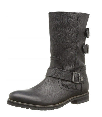 TOMMY HILFIGER Elina Damen Women Schuhe Shoes Stiefeletten Boots Leder Schwarz