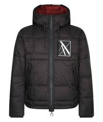 ARMANI EXCHANGE Herren Men Stepp Daunen Pufferjacke Jacke Jacket Dunkelblau Navy