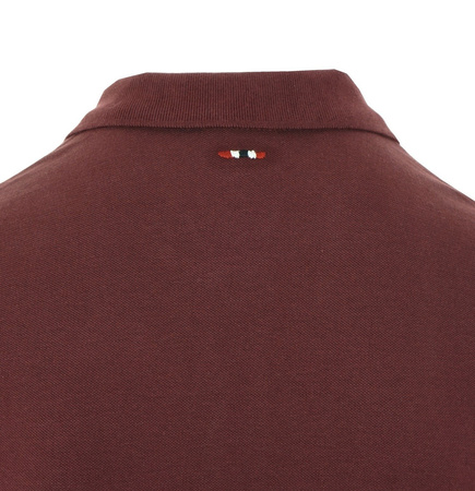 NAPAPIJRI Elec Herren Men Polo T-Shirt Poloshirt Bordeaux