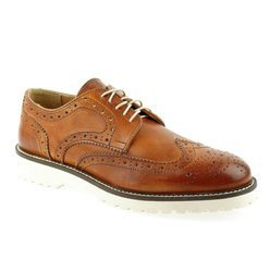 TRUSSARDI Polinago Herren Men Schuhe Halbschuhe Oxford Leder Braun Made in Italy