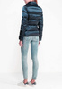 EMPORIO ARMANI EA7 5A344 Damen Women Jacke Daunen Jacket Warm Navy Dunkelblau