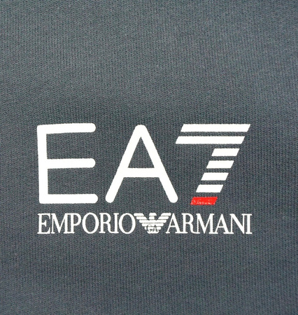 EMPORIO ARMANI EA7 3YPM81 Herren Men Sweatshirt Sweatjacke Anthracite Grau/Blau