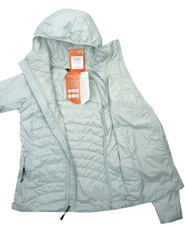 THE NORTH FACE  Damen Women Outdoor Jacke Jacket Hellgrau Grey Kapuze