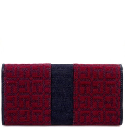 Tommy Hilfiger Vanessa Large Damen Women Geldbörse Wallet Portemonnaie Rot Red