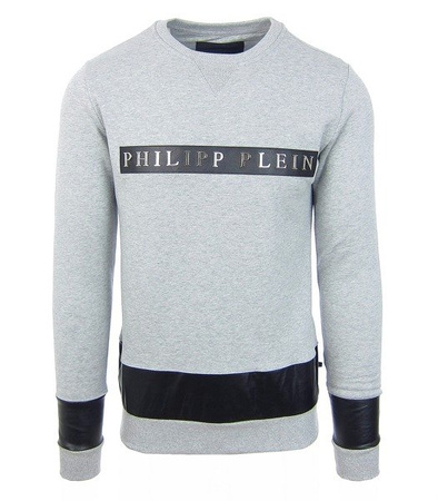 PHILIPP PLEIN "Drago" Herren Men Luxury Sweatshirt Pullover Grau Grey FW16/2017