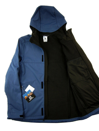 SALOMON Abyss Herren Men Outdoor Funktionsjacke Jacke Jacket Blau Blue