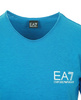 EMPORIO ARMANI EA7 903001 Herren Men T-Shirt V-Neck Blau Blue