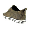 ARMANI JEANS 925907 Damen Women Sneaker Schuhe Shoes Gold Rust Brown