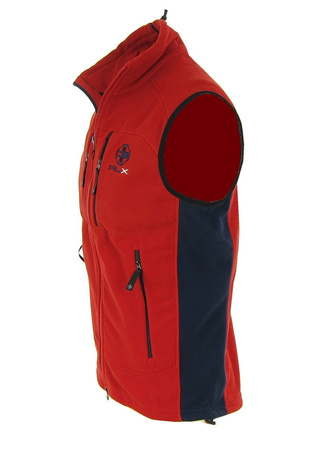 RALPH LAUREN RLX Herren Men Weste Vest Bodywarmer Gilet Rot Red Fleece