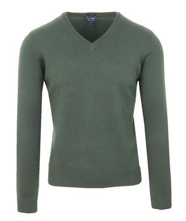 ARMANI JEANS 06W82 Herren Men Pullover Strick Sweat Dunkelgrün Dark Green ,Slim,