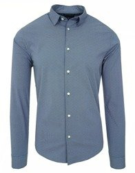 SCOTCH & SODA Herren Men Hemd Shirt Langarm Longsleeve Slim Fit Blau Blue