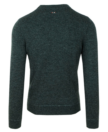 NAPAPIJRI Davao Herren Men Pullover Strick Sweat Rundhals Dunkelgrau Dark Grey