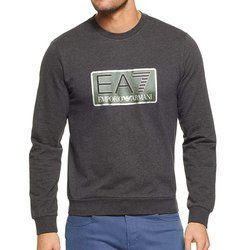 EA7 EMPORIO ARMANI Herren Men Sweatshirt Pullover Sweater Grau Grey