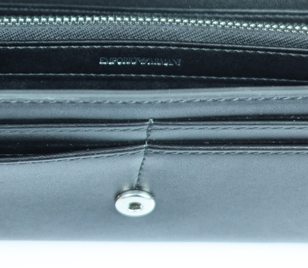 EMPORIO ARMANI Damen Women Portemonnaie Geldbörse Wallet Schwarz Black