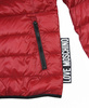 LOVE MOSCHINO Herren Men Jacke Jacket Warm Daunen Down Rot Red 