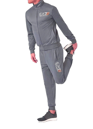 EMPORIO ARMANI EA7 Herren Men Trainingsanzug Tracksuit Jogginganzug Anthracite