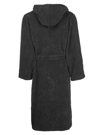 EA7 EMPORIO ARMANI Herren Men Bademantel Bathrobe mit Kapuze Anthracite