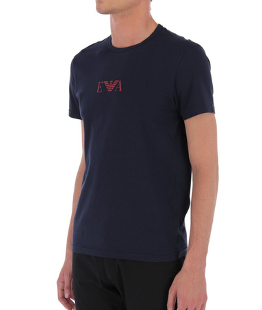 EMPORIO ARMANI Herren Men T-Shirt 2er Pack 2 Stück Rot + Marine