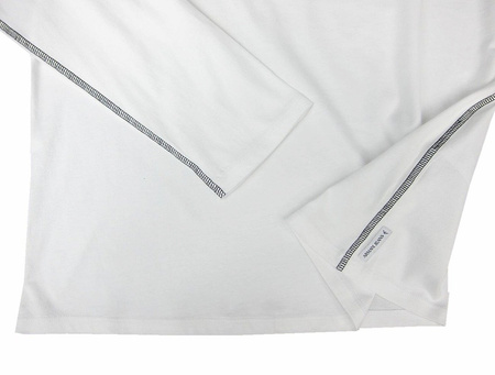 ARMANI JEANS ZMH72 Herren Men Langarmshirt Longsleeve Weiß White