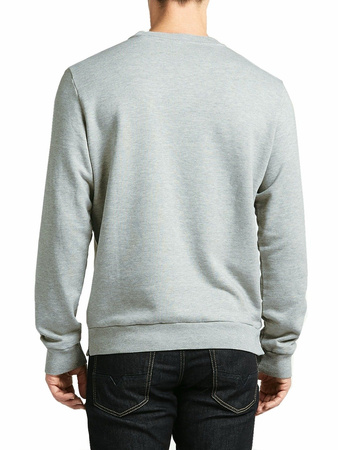 DIESEL S-Samuel Herren Men Pullover Sweatshirt Indianer Kopf Grau Grey