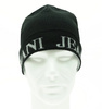 ARMANI JEANS Herren Men Mütze Haube Beanie Hat Schwarz Black Made In Italy