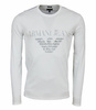 ARMANI JEANS ZMH72 Herren Men Langarmshirt Longsleeve Weiß White
