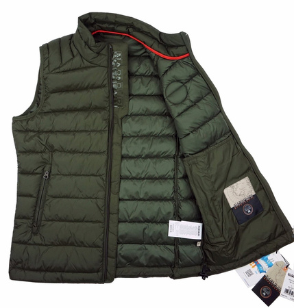 NAPAPIJRI Abee Vest Herren Men Weste Gilet Dunkelgrün Dark Green 