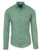 FRED PERRY Herren Men Hemd Shirt Grün Green Made in Italy