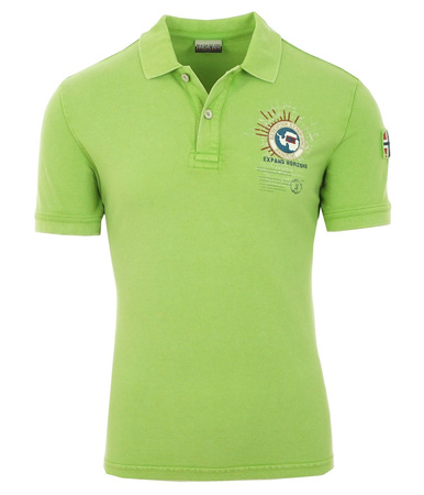 NAPAPIJRI Endy Herren Men Polo T-Shirt Poloshirt Grün Green