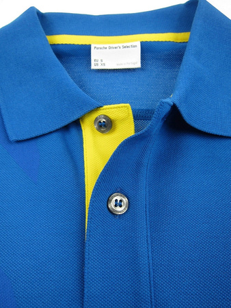PORSCHE Driver's Selection 911 Herren Men Polo T-Shirt Poloshirt Blau Blue