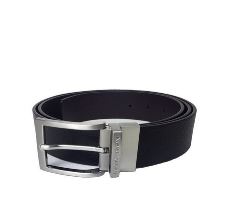 EMPORIO ARMANI Herren Belt Wendegürtel Gürtel Leder Schwarz/Braun Made in Italy