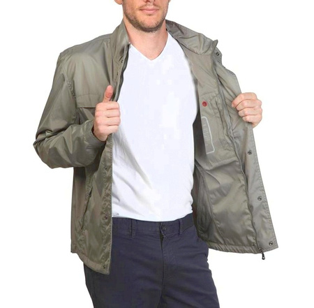 GEOX Respira Herren Men Übergangs Jacke Jacket Light Stone Grautöne 