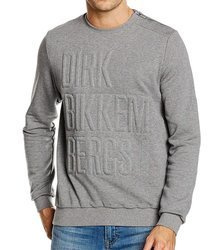 DIRK BIKKEMBERGS SPORT COUTURE Herren Men Sweatshirt Pullover Grau Grey SLIM