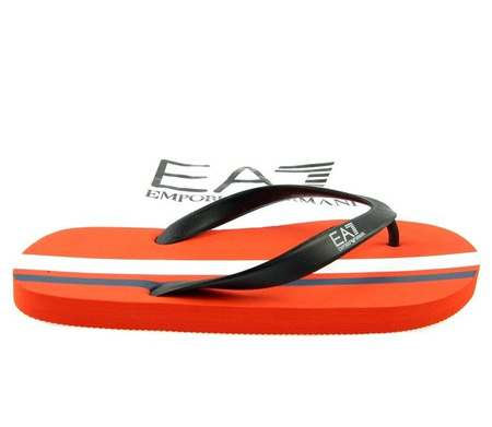 EMPORIO ARMANI EA7 275541 Herren Men Flip Flops Zehentrenner Beach Sandals Neu
